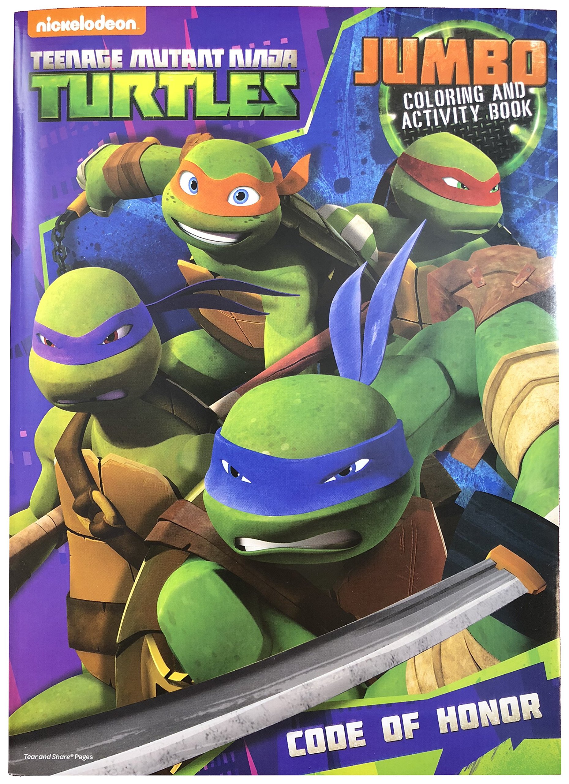 Amazon.com: Teenage Mutant Ninja Turtles Jumbo Coloring and